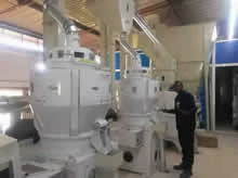 100 Tons rice mill plant project in Ghana